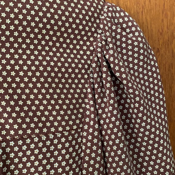 Lisa D soft 100% silk peasant dress - Picture 15 of 16